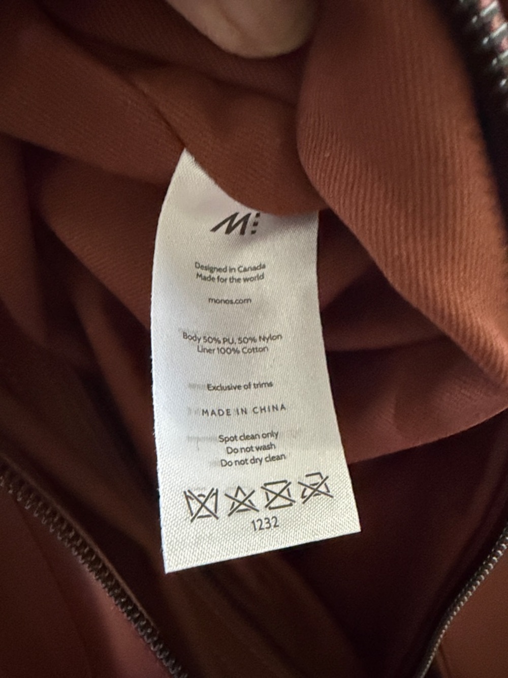 MONOS Brown Leather Tote - Structured Everyday/Travel Carry - Picture 12 of 16